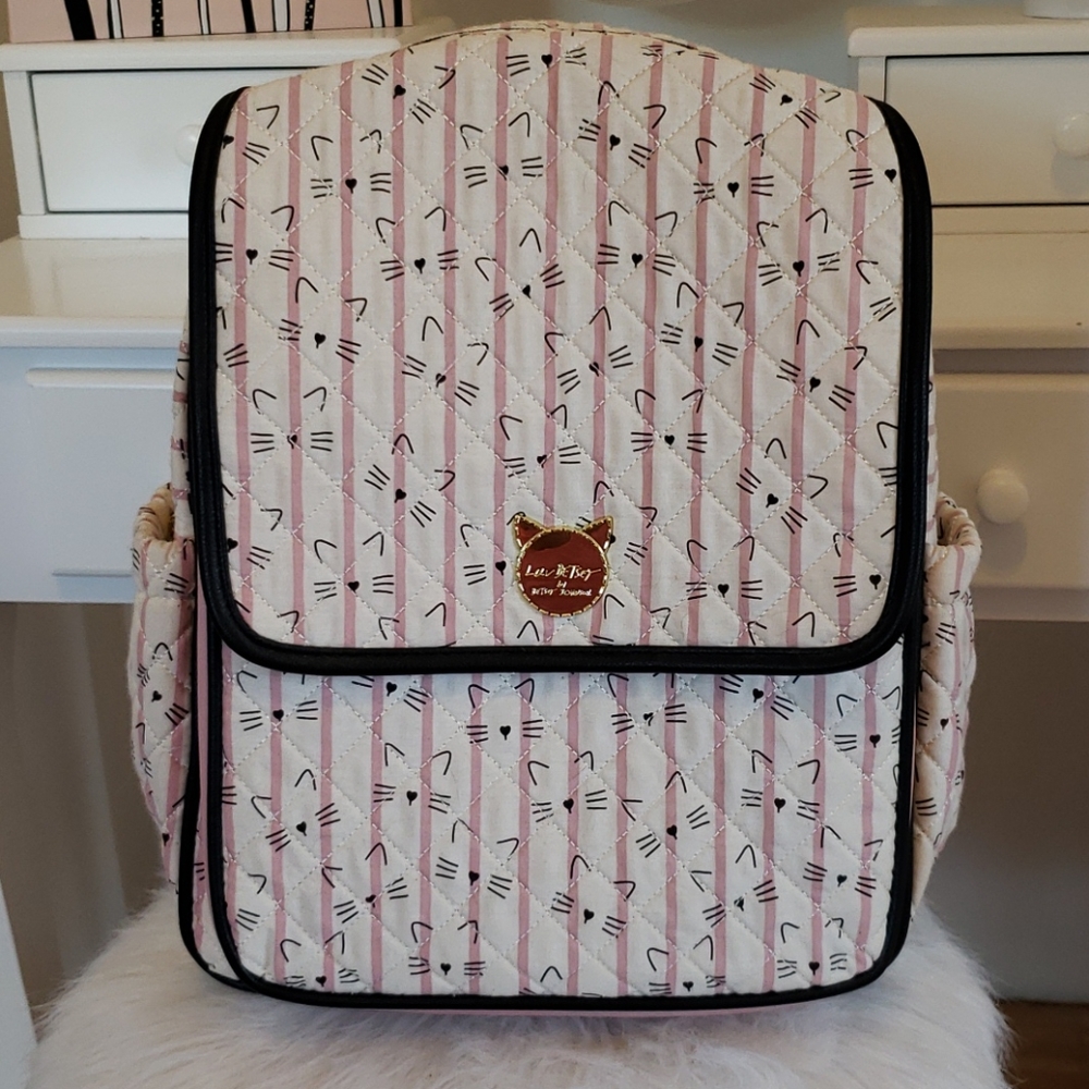 NWT Betsey Johnson Cat Backpack